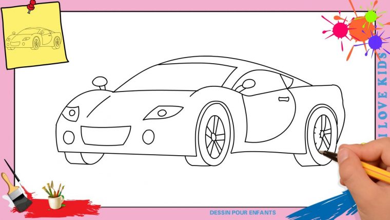 Dessin Voiture Facile 3 – Comment Dessiner Une Voiture Facilement serapportantà Apprendre A Dessiner Une Voiture