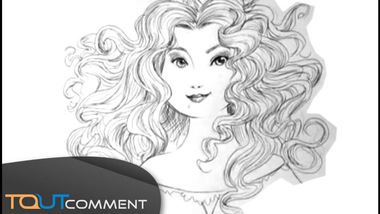 Dessiner Une Princesse Disney : Mérida De Rebelle (Brave) avec Dessin De Rebelle