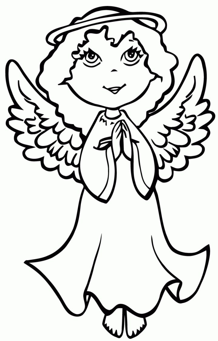 Dessins Anges A Imprimer – Recherche Google | Dessin Ange tout Ange A Colorier