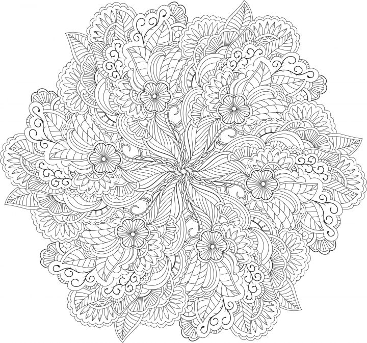 Dessins Gratuits À Colorier – Coloriage Adulte Mandala À à Hugo L Escargot Coloriage Mandala