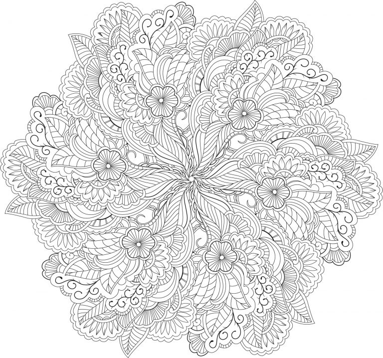 Dessins Gratuits À Colorier - Coloriage Adulte Mandala À à Hugo L