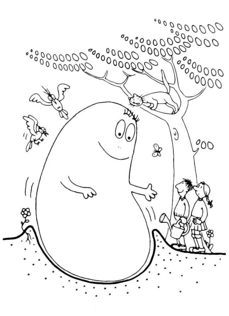 Dessins Gratuits À Colorier – Coloriage Barbapapa À Imprimer à Coloriage Barbapapa À Imprimer Gratuit