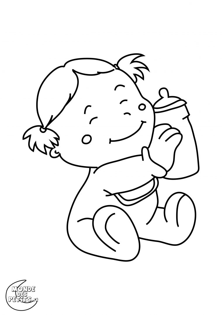 Dessins Gratuits À Colorier – Coloriage Bebe À Imprimer serapportantà Dessin Pour Enfant À Colorier