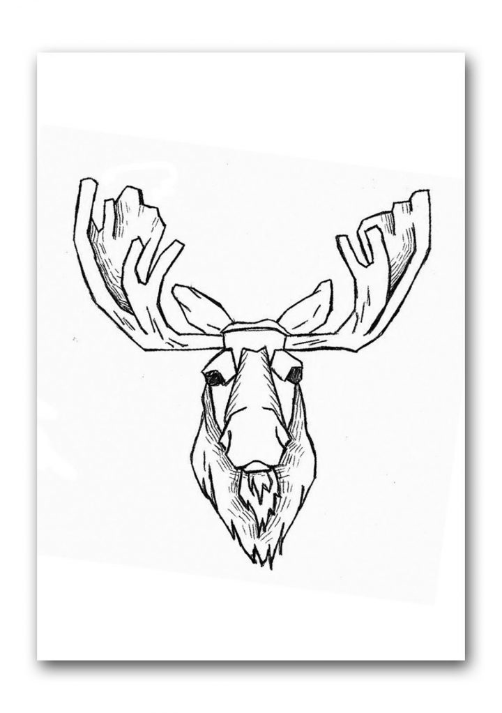 Dessins Gratuits À Colorier – Coloriage Caribou À Imprimer pour Caribou Dessin