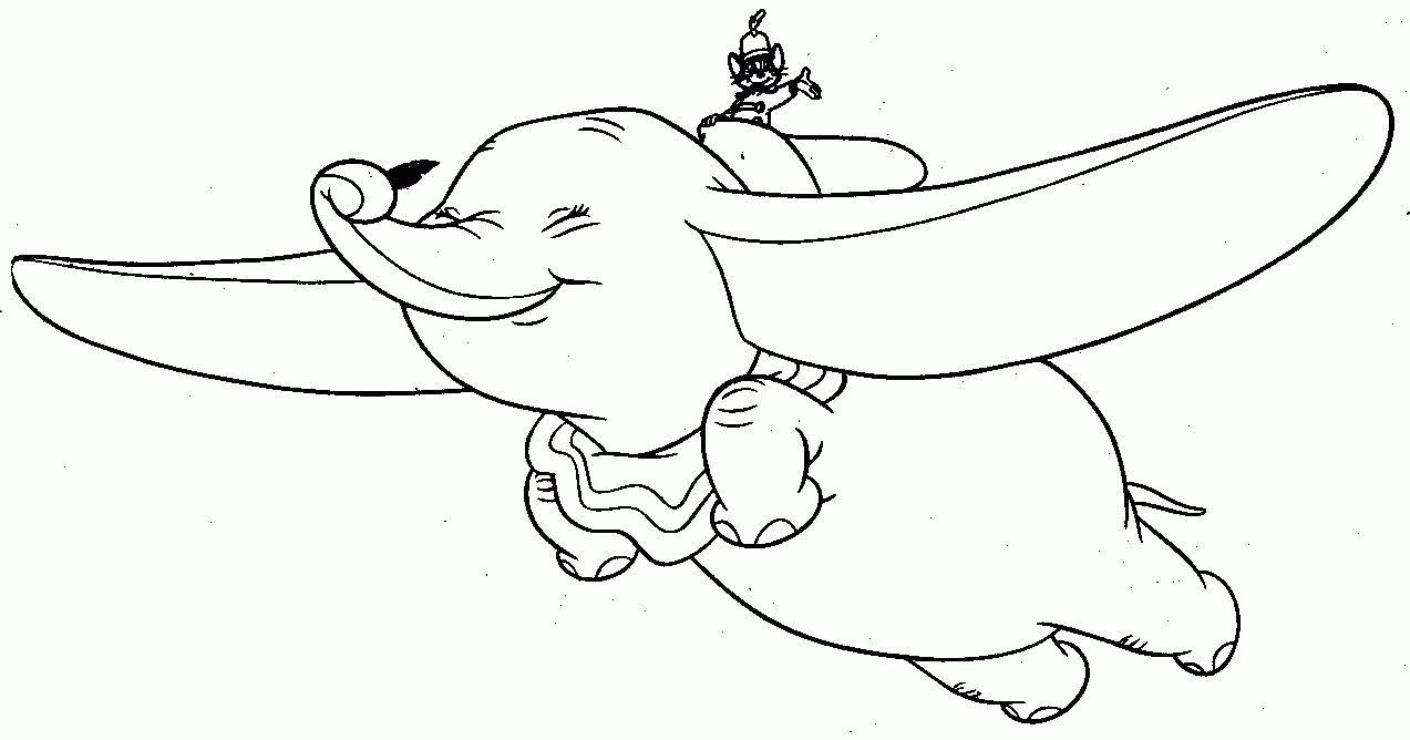 Dessins Gratuits À Colorier - Coloriage Dumbo À Imprimer concernant Dessin Dumbo 