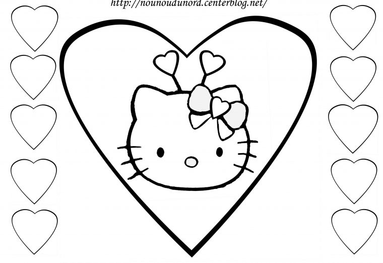 Dessins Gratuits À Colorier – Coloriage Hello Kitty intérieur Faire Coloriage Gratuit Sur Ordinateur