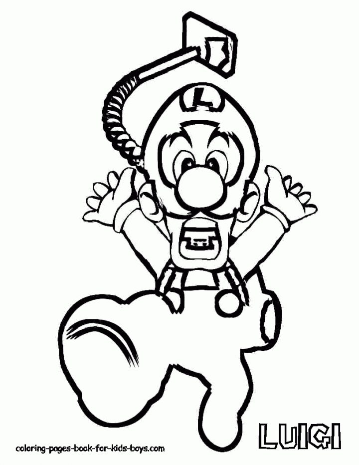 Dessins Gratuits À Colorier – Coloriage Luigi À Imprimer destiné Coloriage Aspirateur