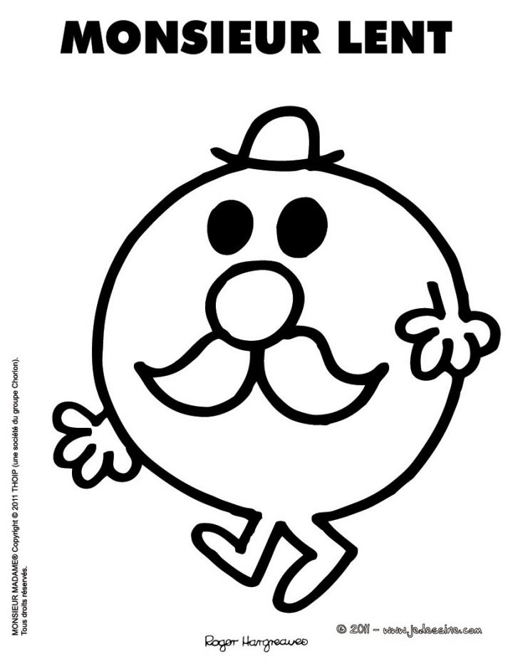 Dessins Gratuits À Colorier – Coloriage Monsieur Madame À dedans Mr Patate Coloriage