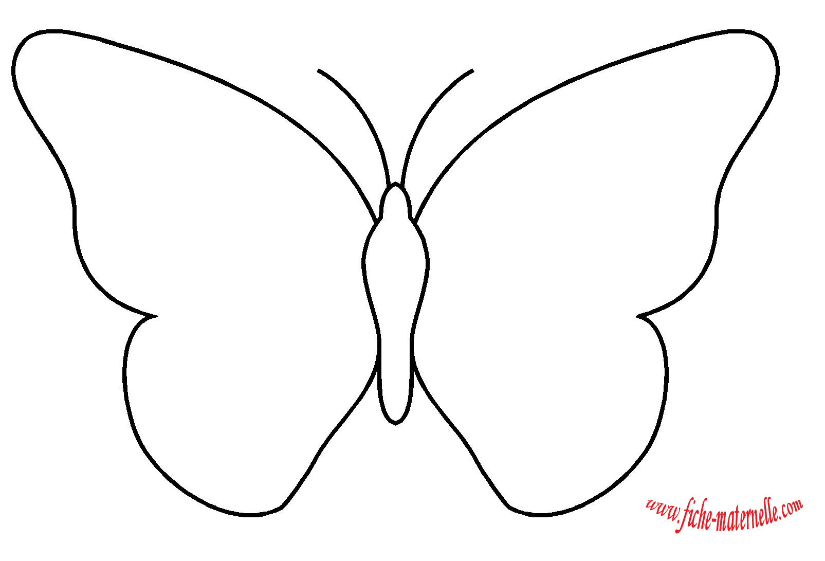 Dessins Gratuits À Colorier - Coloriage Papillon Maternelle concernant Dessin A Imprimer Papillon Gratuit 