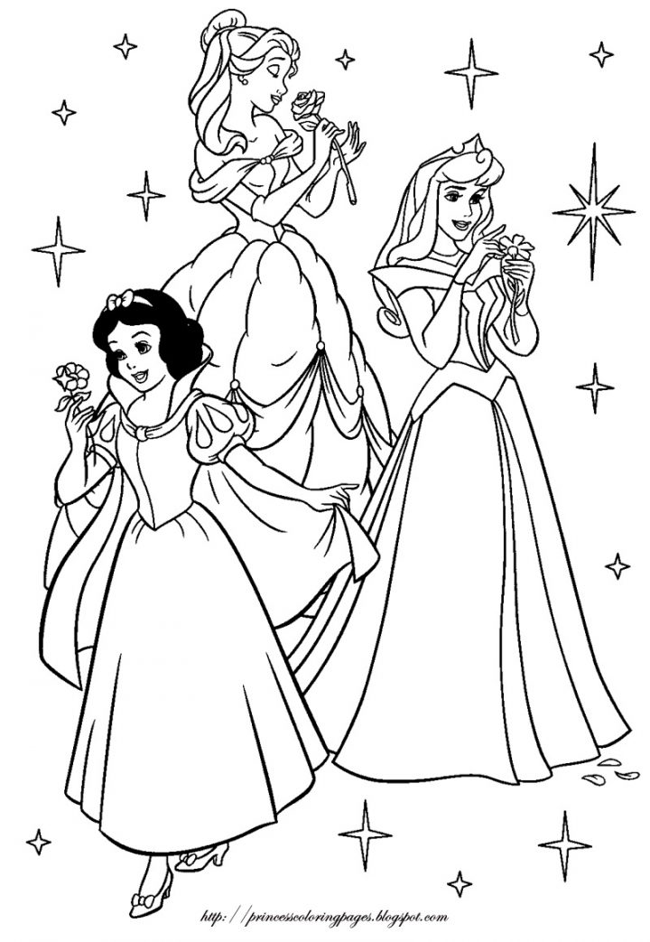 Dessins Gratuits À Colorier – Coloriage Princesse À Imprimer pour Coloriage Princesses Disney À Imprimer