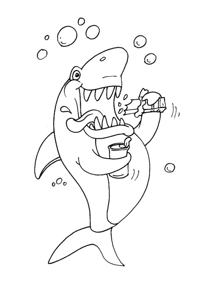 Dessins Gratuits À Colorier – Coloriage Requin À Imprimer à Coloriage Requin Blanc Imprimer