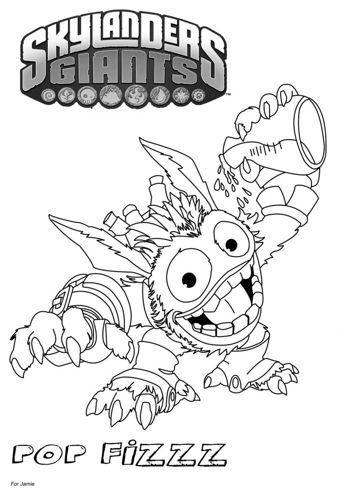 Dessins Gratuits À Colorier – Coloriage Skylanders À Imprimer destiné Dessin De Skylanders