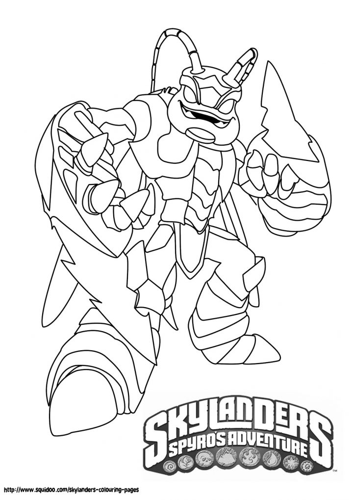 Dessins Gratuits À Colorier – Coloriage Skylanders À Imprimer encequiconcerne Dessin De Skylanders