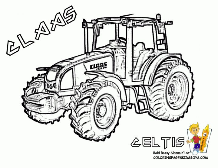 Dessins Gratuits À Colorier – Coloriage Tracteur À Imprimer à Coloriage Tracteur Tom À Imprimer