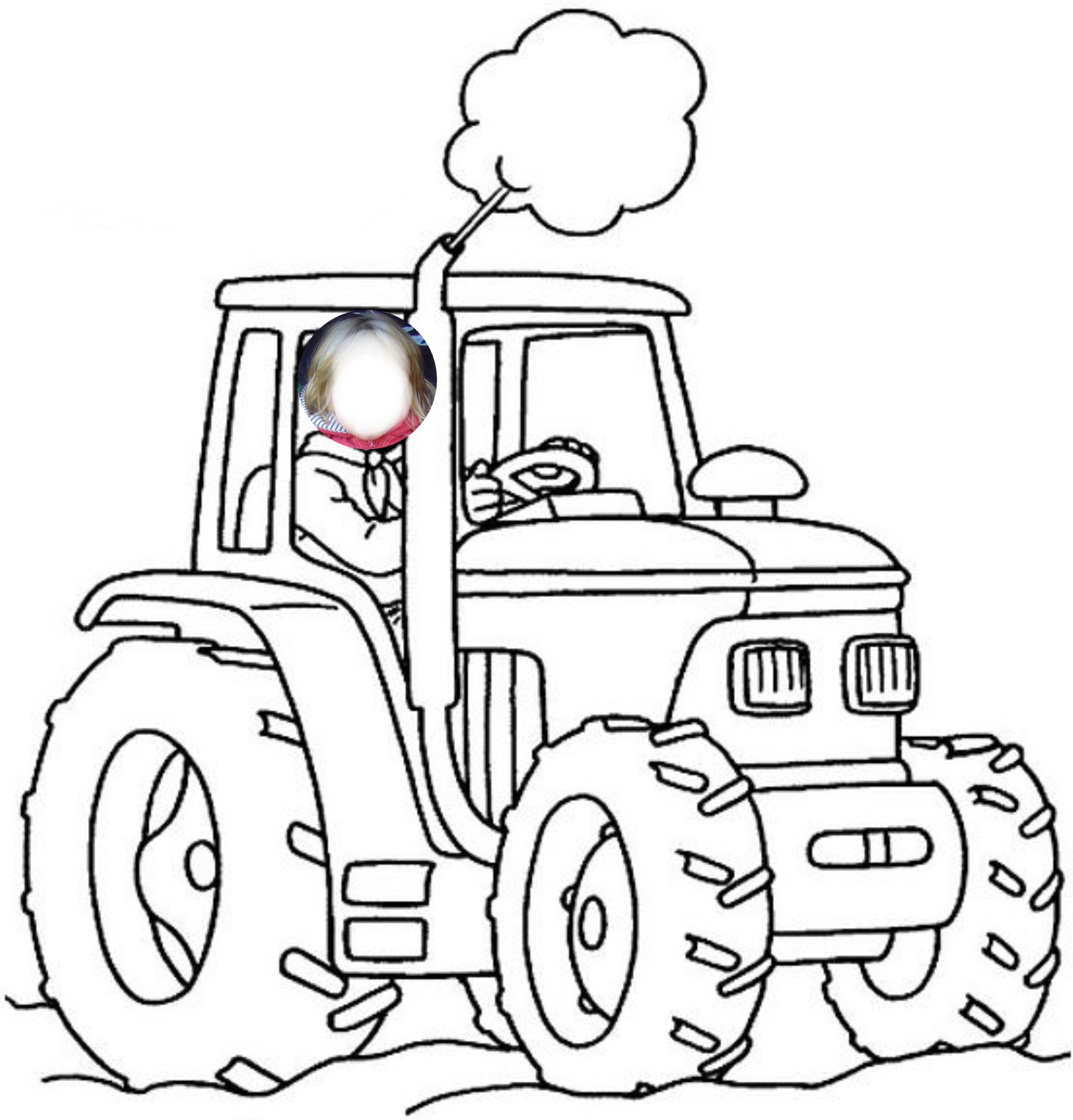 Dessins Gratuits À Colorier - Coloriage Tracteur À Imprimer pour Tracteur À Colorier 