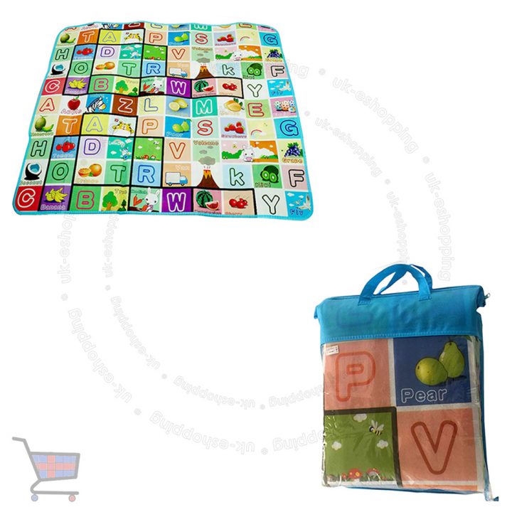 Détails Sur Nouveau 2 Côté Enfants Rampant Jeu Éducatif Bébé Tapis De Jeu  En Mousse Souple Tapis Ukes- Afficher Le Titre D'origine avec Jeux Enfant Educatif