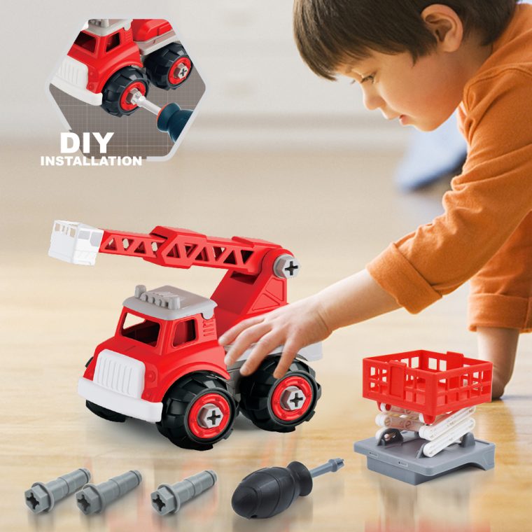 Détails Sur Voiture Enfant Bébé Camion Pompier Jeux De Puzzle Jouet  Activites Manuelles Jeux à Jeux Voiture Bebe