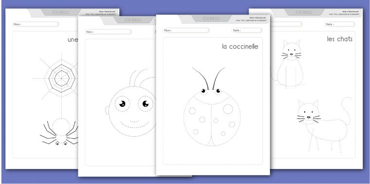 Développer La Motricité Fine Par La Pratique Du Dessin avec Exercice De Maternelle A Imprimer Gratuit