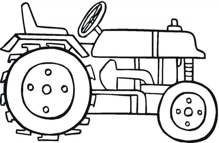 Dimension Garage: Coloriage Tracteur Agricole pour Coloriage Tracteur Tom À Imprimer