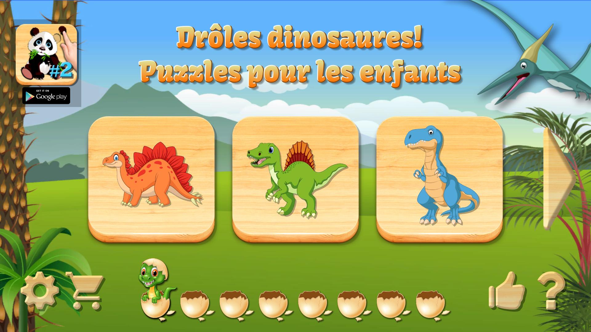 Dino Puzzle - Jeux Educatif Gratuit Pour Android avec Jeux Educatif Gratuit 4 Ans 