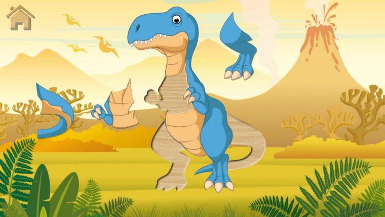 Dino Puzzle – Jeux Educatif Gratuit Pour Android dedans Jeux Educatif 5 Ans Gratuit