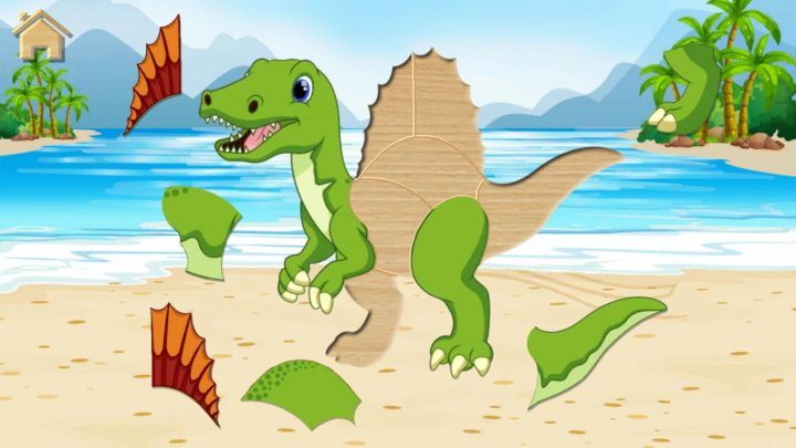 Dino Puzzle – Jeux Educatif Gratuit Pour Android destiné Jeux Educatif Gratuit 4 Ans