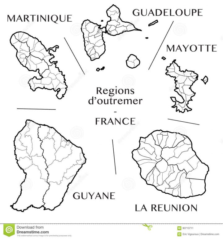 Dirigez La Carte Des Régions D'outre-Mer Françaises Avec La avec Carte France D Outre Mer