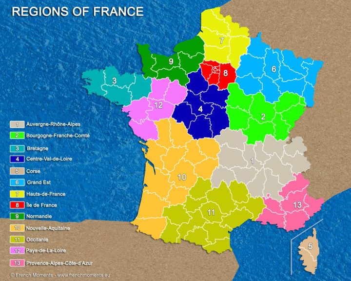 Discover The 13 Administrative Regions Of France | France encequiconcerne Les Nouvelles Regions