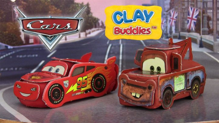 Disney Cars Clay Buddies Pâte À Modeler Martin Flash Mcqueen Play Doh intérieur Flash Mcqueen Martin