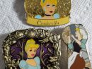 Disney Pin 3 Le Princess Cinderella,gold Plaque,stained Glass,cendrillon  Mice encequiconcerne Cendrillon 3 Disney
