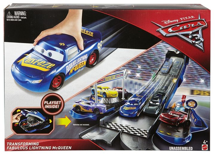 Disney/pixar Cars 3 Transforming Fabulous Lightning Mcqueen Playset dedans Flash Mcqueen Martin