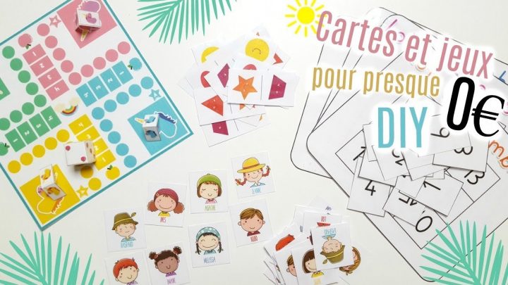 Diy Comment Fabriquer Cartes Et Jeux Pour Enfants concernant Jeux De Société À Imprimer