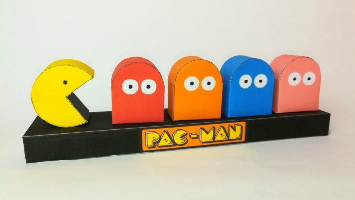 Diy : Diorama Pac-Man En Papier ! Papercraft Pac-Man avec Paper Toy A Imprimer