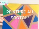 Diy Enfants: La Peinture Au Scotch, Activité Facile Et Sympa! à Activité Fille 6 Ans