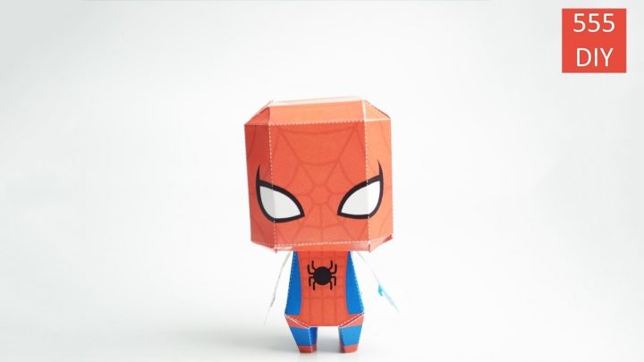 Diy Super Hero Marvel Spiderman Paper Craft intérieur Masque Spiderman A Imprimer