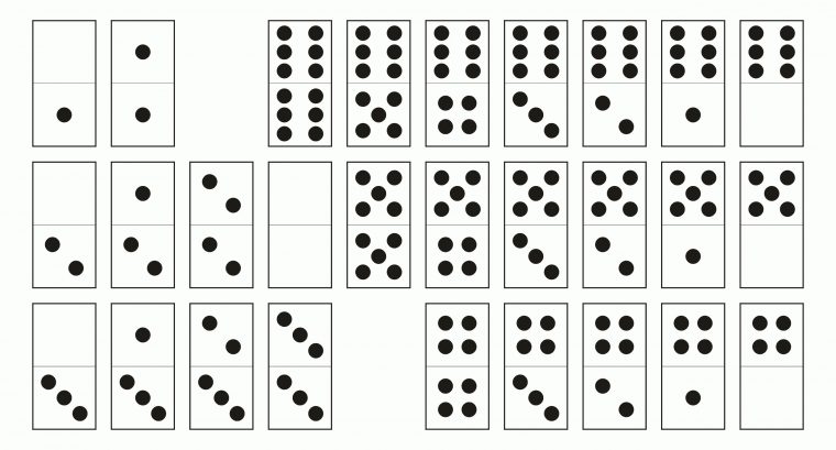 Domino À Imprimer (Gratuit) concernant Découpage Gratuit À Imprimer