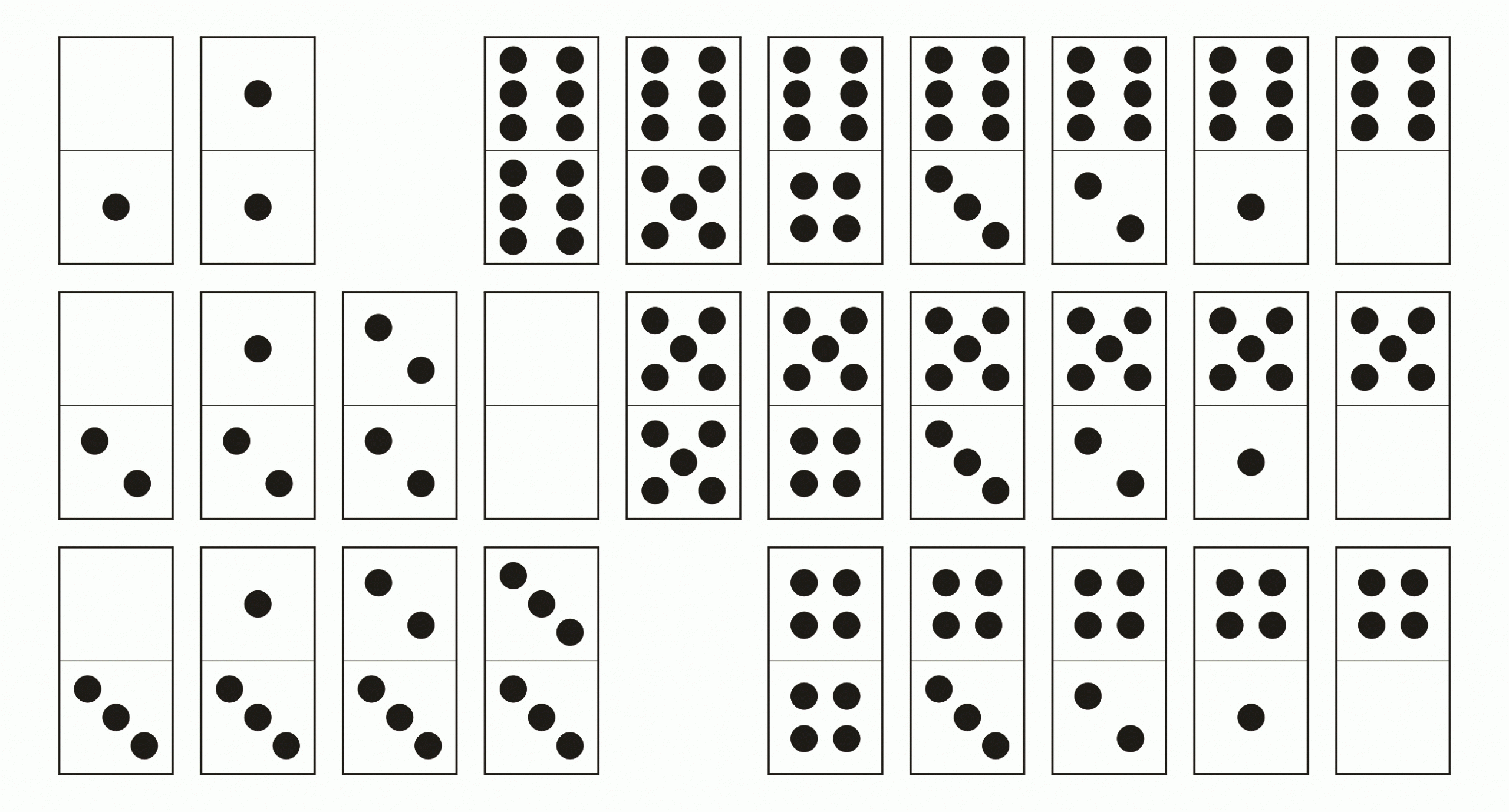 Domino À Imprimer (Gratuit) serapportantà Jeux A Decouper
