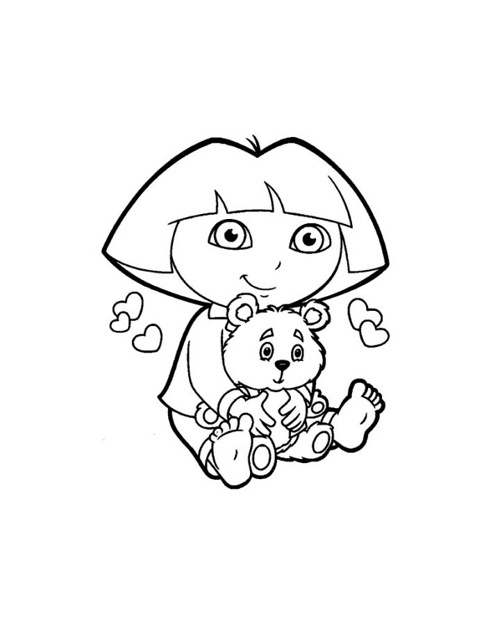 Dora Lexploratrice 7 – Coloriages De Dora L'exploratrice pour Coloriage Dora Princesse