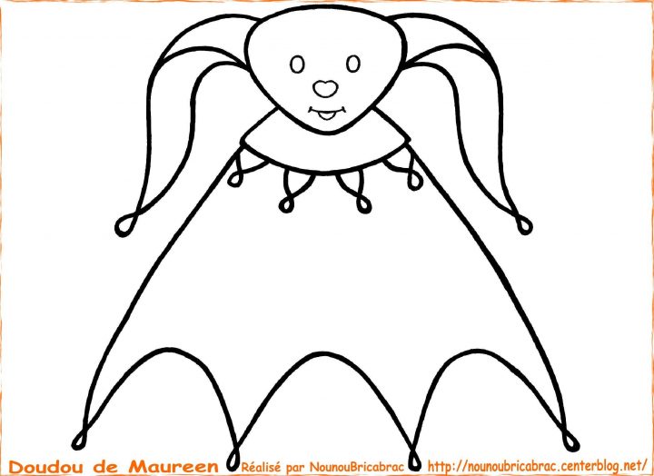 Doudou De Maureen À Colorier – Centerblog avec Dessin De Doudou