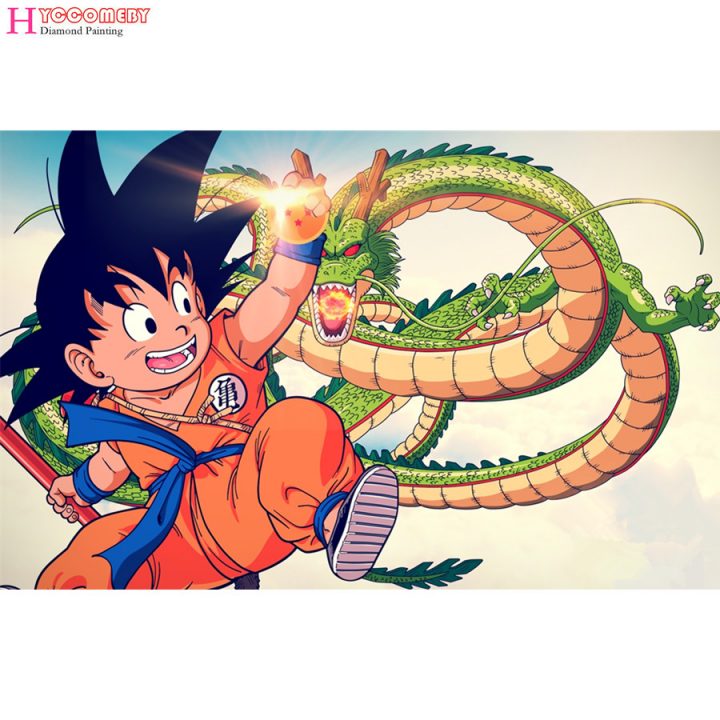 Dragon Ball Z – Diamant Broderie, Plein, Carré/rond. à Dessin Animé De Dragon Ball Z