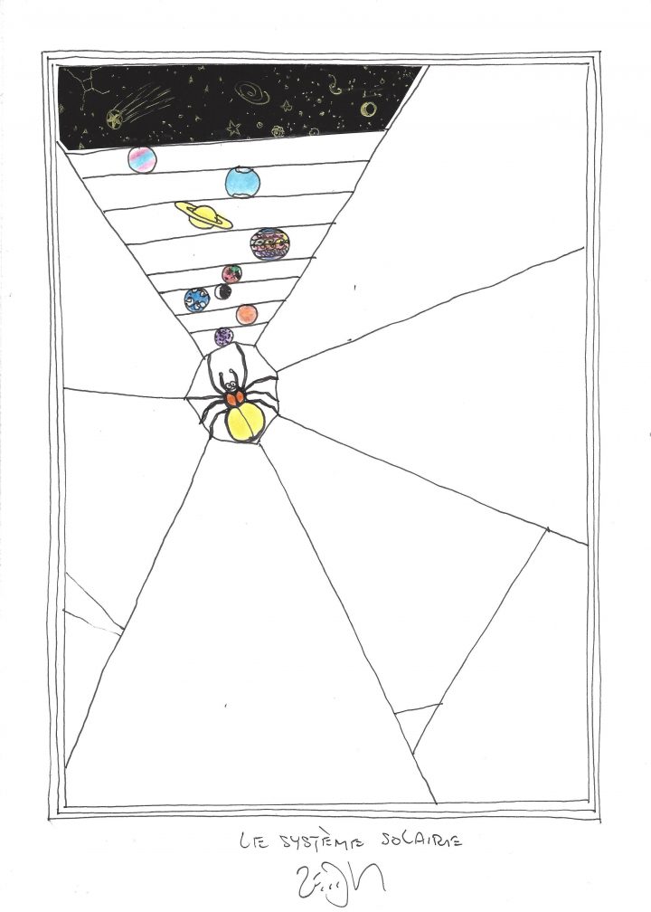 Drawing Of The Day – 1831 – Dessin Du Jour | Frank Eric Zeidler avec Dessin Du Système Solaire