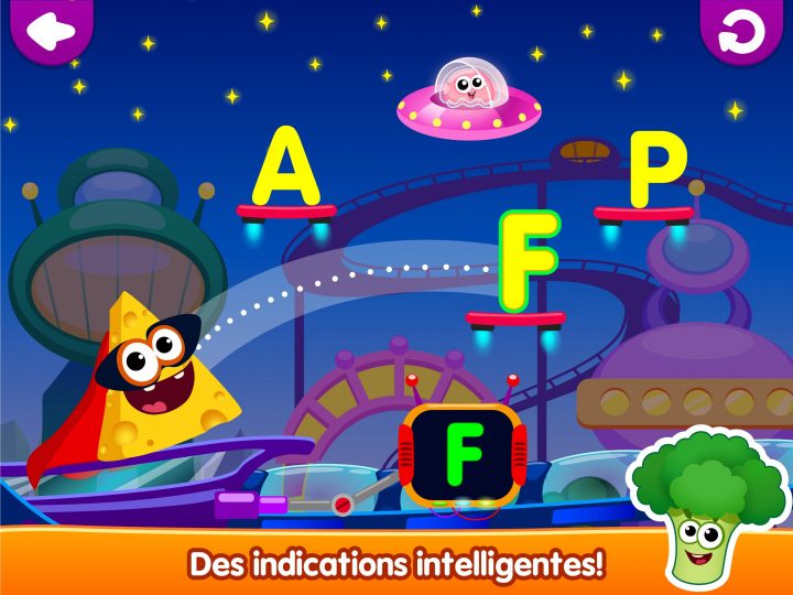 Drôle De Nourriture🥦 Jeux De Lettres Pour Enfants Pour avec Jeux De Lettres Enfants