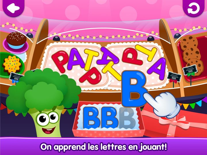 Drôle De Nourriture🥦 Jeux De Lettres Pour Enfants Pour pour Jeux De Lettres Enfants