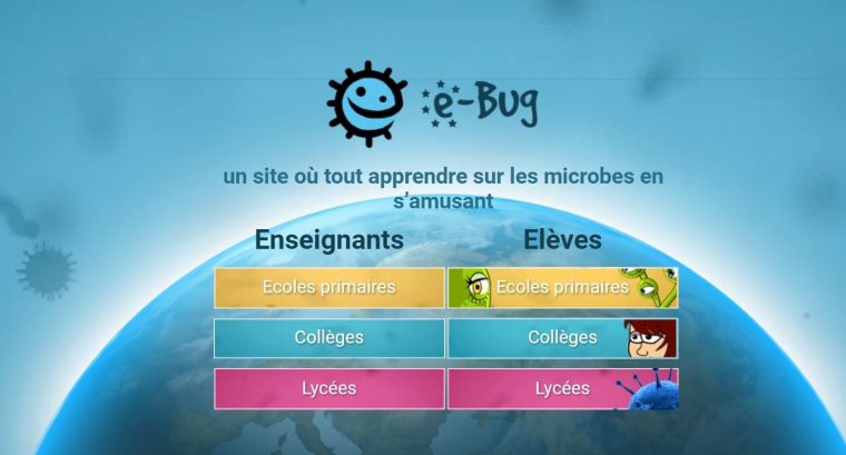 E-Bug, Un Site Ludique De Prévention Santé Et Hygiène – Thot à Jeux Ludique En Ligne