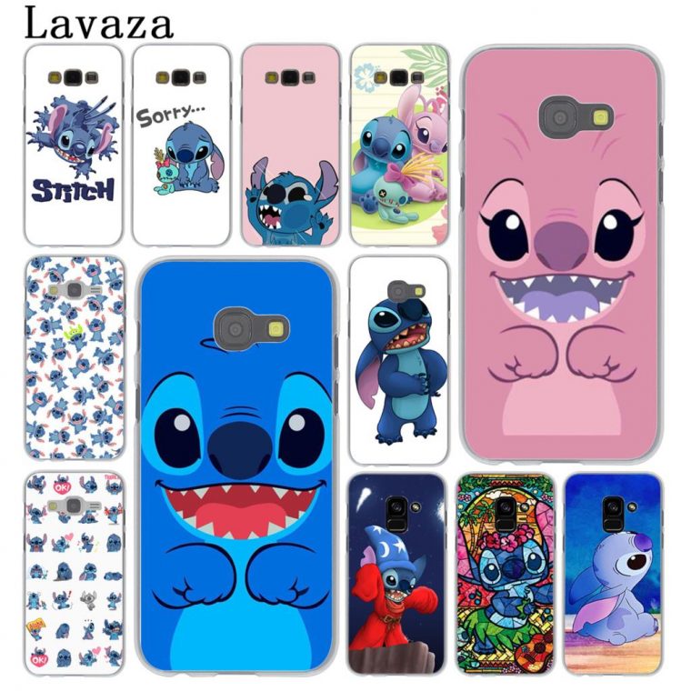 €1.41 42% De Réduction|Lavaza Mignon Dessin Animé Lilo & Stitch Téléphone  Étui Pour Samsung Galaxy Note 10 9 8 A9 A8 A7 A6 Plus 2018 A3 A5 2017 2016 tout Lilo Et Stitch Dessin Animé