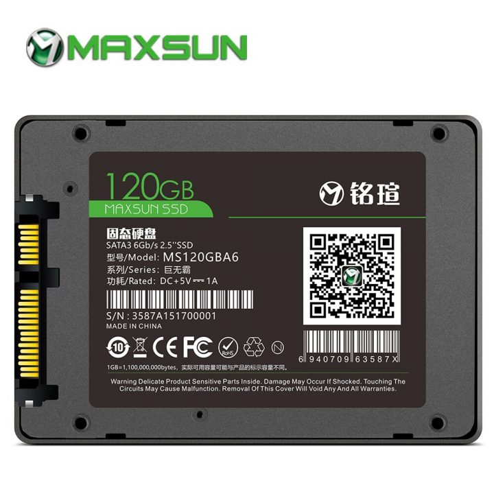 €21.87 40% De Réduction|Maxsun Ssd 120 Gb 2.5 Pouces Ssd Sata Iii 3D Nand  Flash 3 Ans De Garantie Tlc Smi Ssd 120 Gb Disque Solide Interne Pour destiné Ordinateur 3 Ans