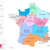 ⇒ Liste Des Régions Françaises : √ Rmations à Carte De France Avec Les Départements