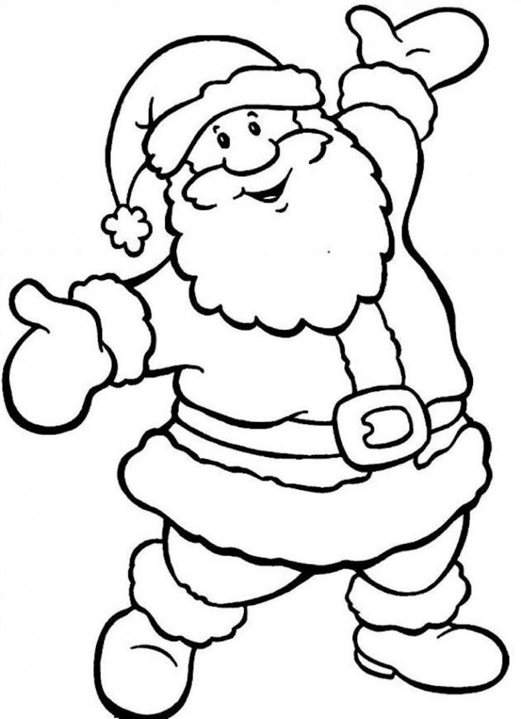 ▷ 1001 + Idées | Coloriage De Noël – Pour Des Fêtes Pleines concernant Dessins Pere Noel Imprimer