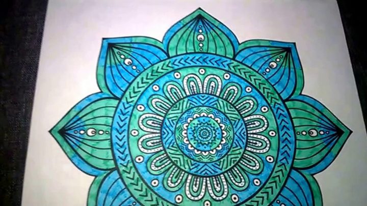 ❦Présentation" Coloriage Anti-Stress" Pour Adulte N°1: Esprit Mandalas.  Partie 3❦ concernant Mandala À Colorier Adulte