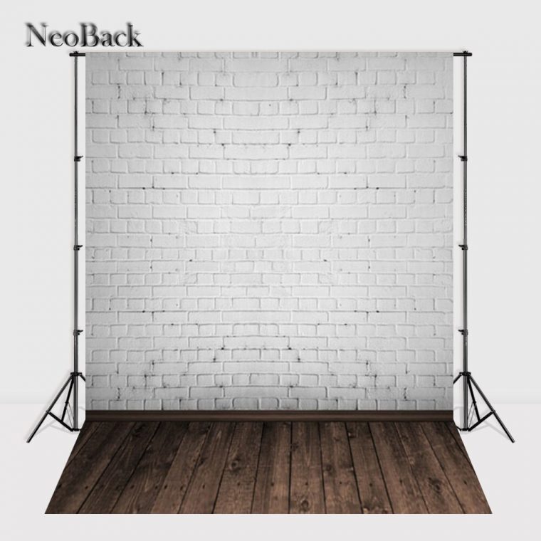 €8.26 30% De Réduction|Neoback 5X7Ft Poly Vinyle Blanc Cassé Brique Mur  Bois Plancher Arrière Plans Imprimé Enfants Photo Studio Décors Expédition dedans Casse Brique Enfant